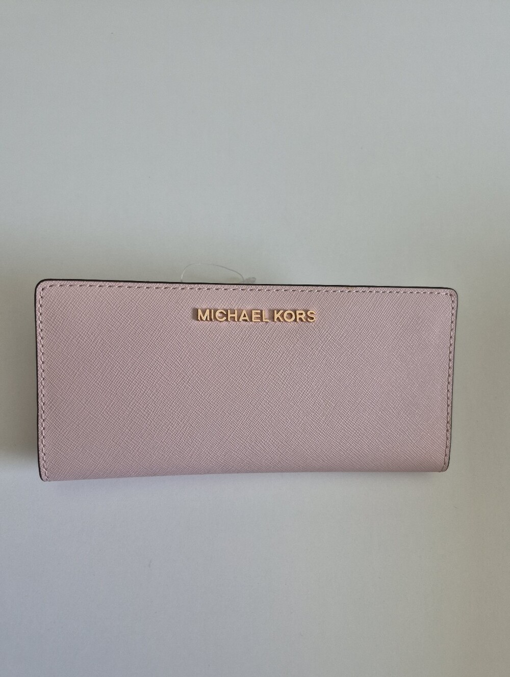 Michael Kors Jet Set Travel Leather Medium Large Card Case Carryall Wallet NWT